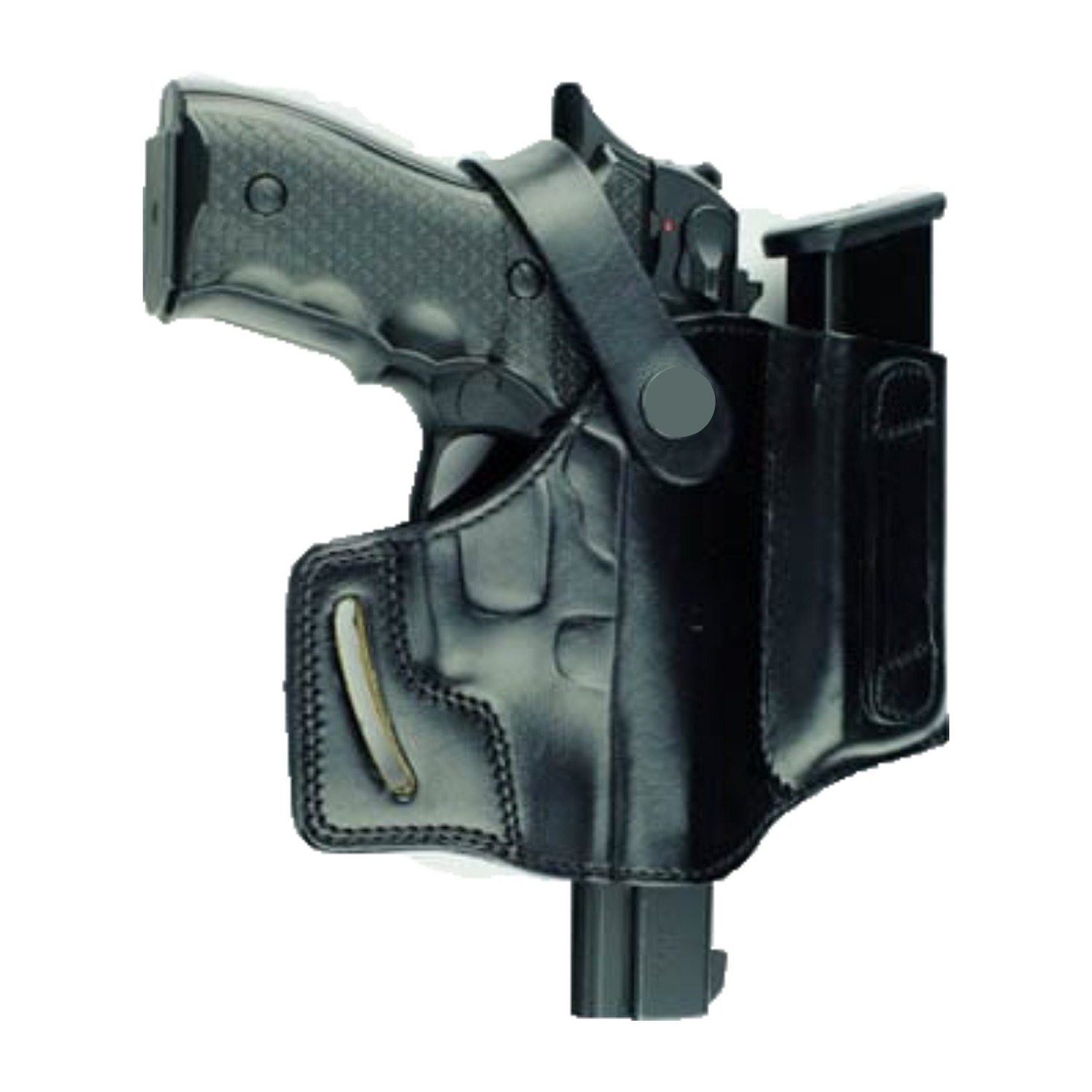 Deri Yedek Şarjörlü Kelebek Silah Kılıfı