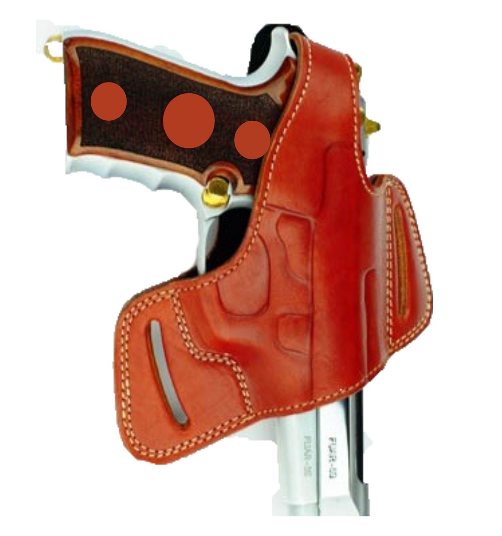 Deri Yarım Kelebek Silah Kılıfı 