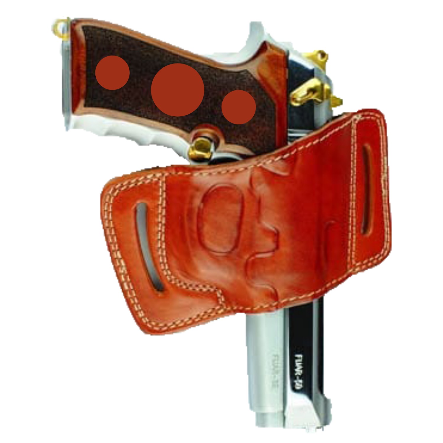 Deri Yarım Spit Silah Kılıfı  