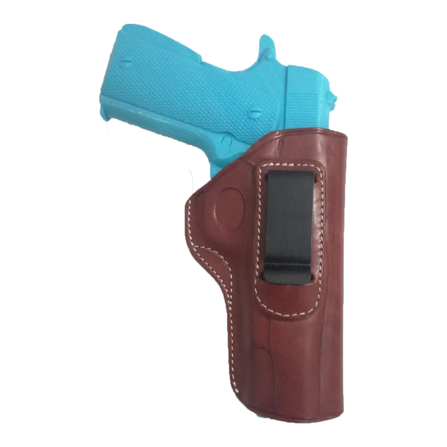 Kolay Çekilen Maşalı iç Kılıf Deri kahve