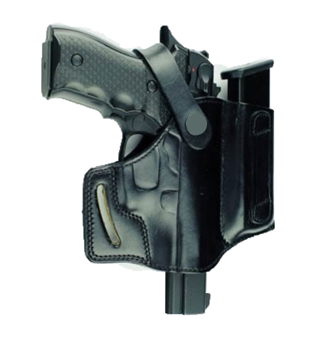 Cz 75 ve Sarsılmaz Kılınç 2000 Deri Yedek Şarjörlü Kelebek Kılıf